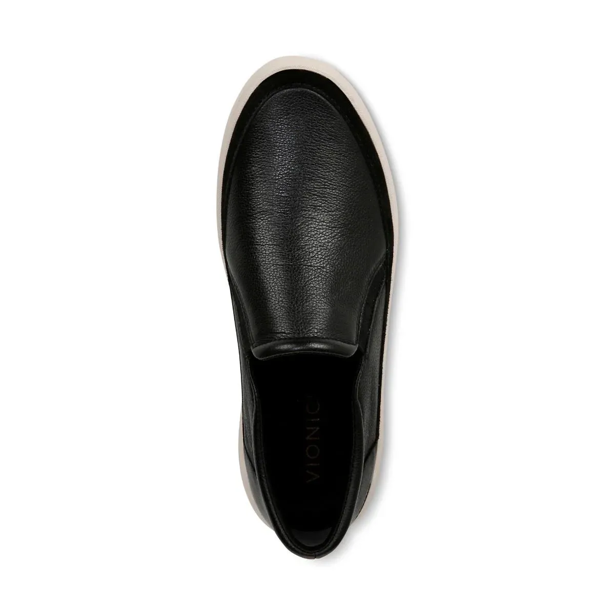 VIONIC KEARNY BLACK PLATFORM SLIP ON SNEAKER