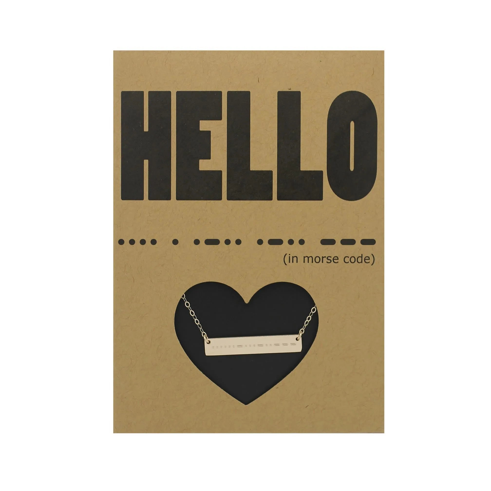 WHOLESALE- MORSE CODE - HELLO