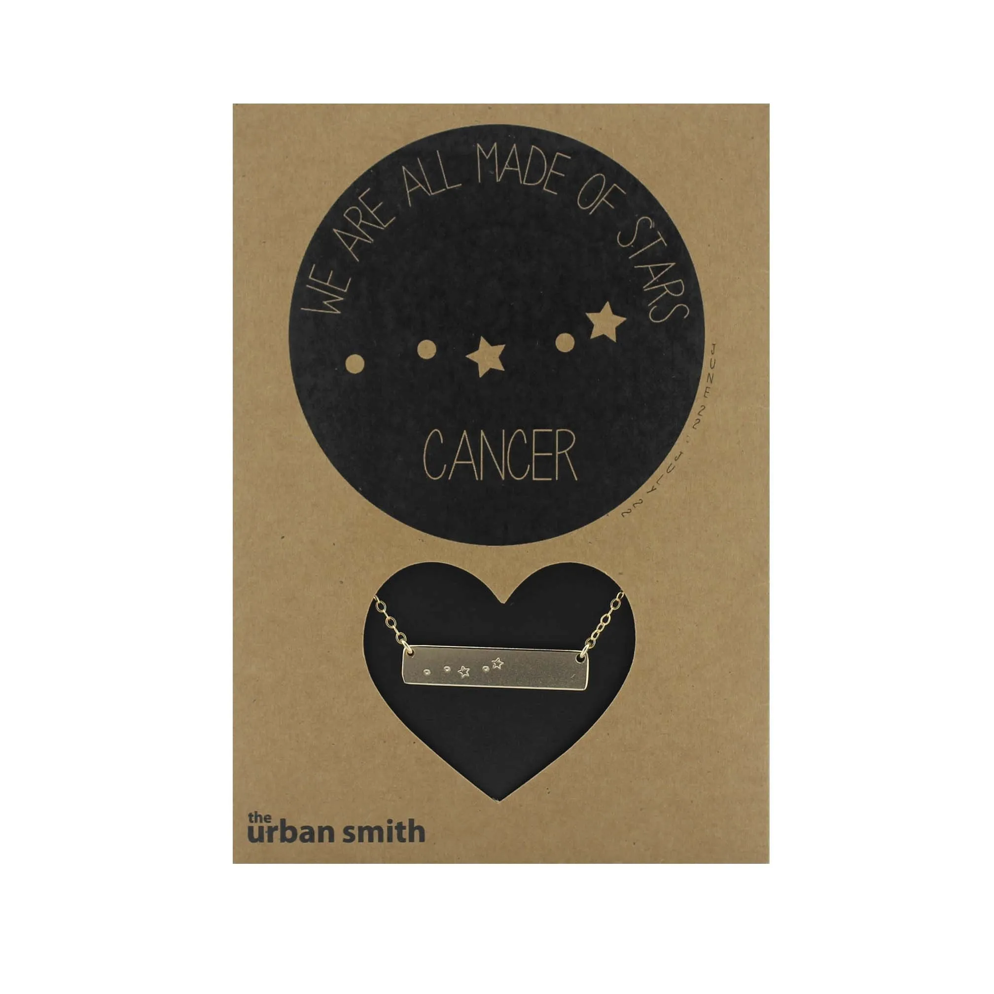 WHOLESALE - WE ARE ALL MADE OF STARS CONSTELLATION NECKLACE  - CANCER