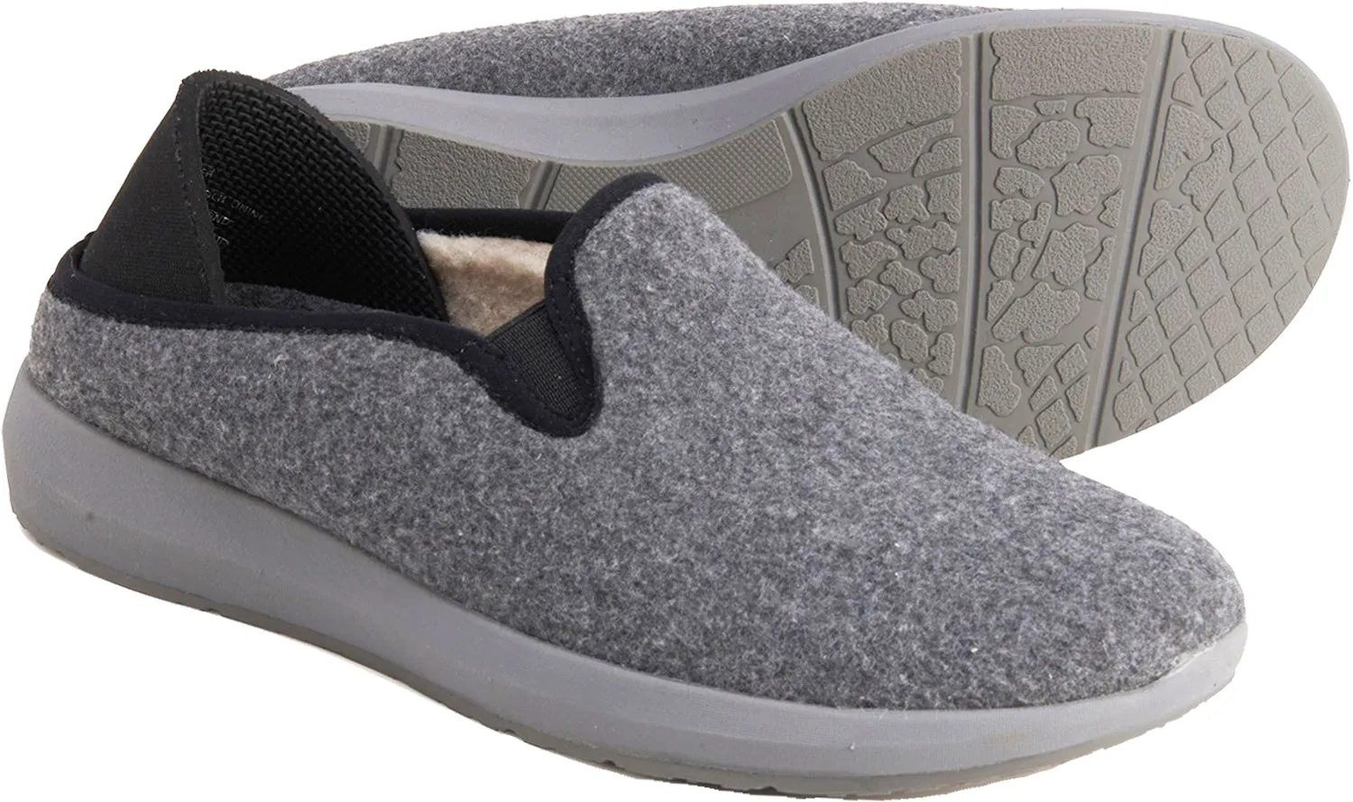 Women's Earth Guru Light Grey Wool