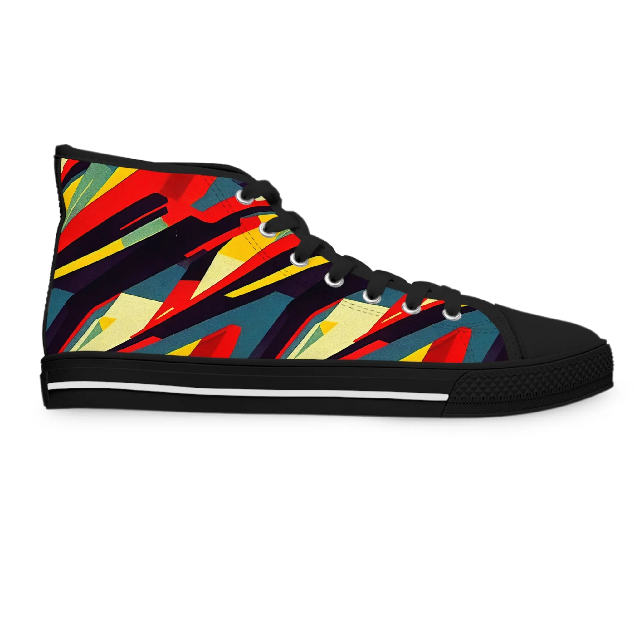 Women's High Top Sneakers - Pulp Galaxy Abstract