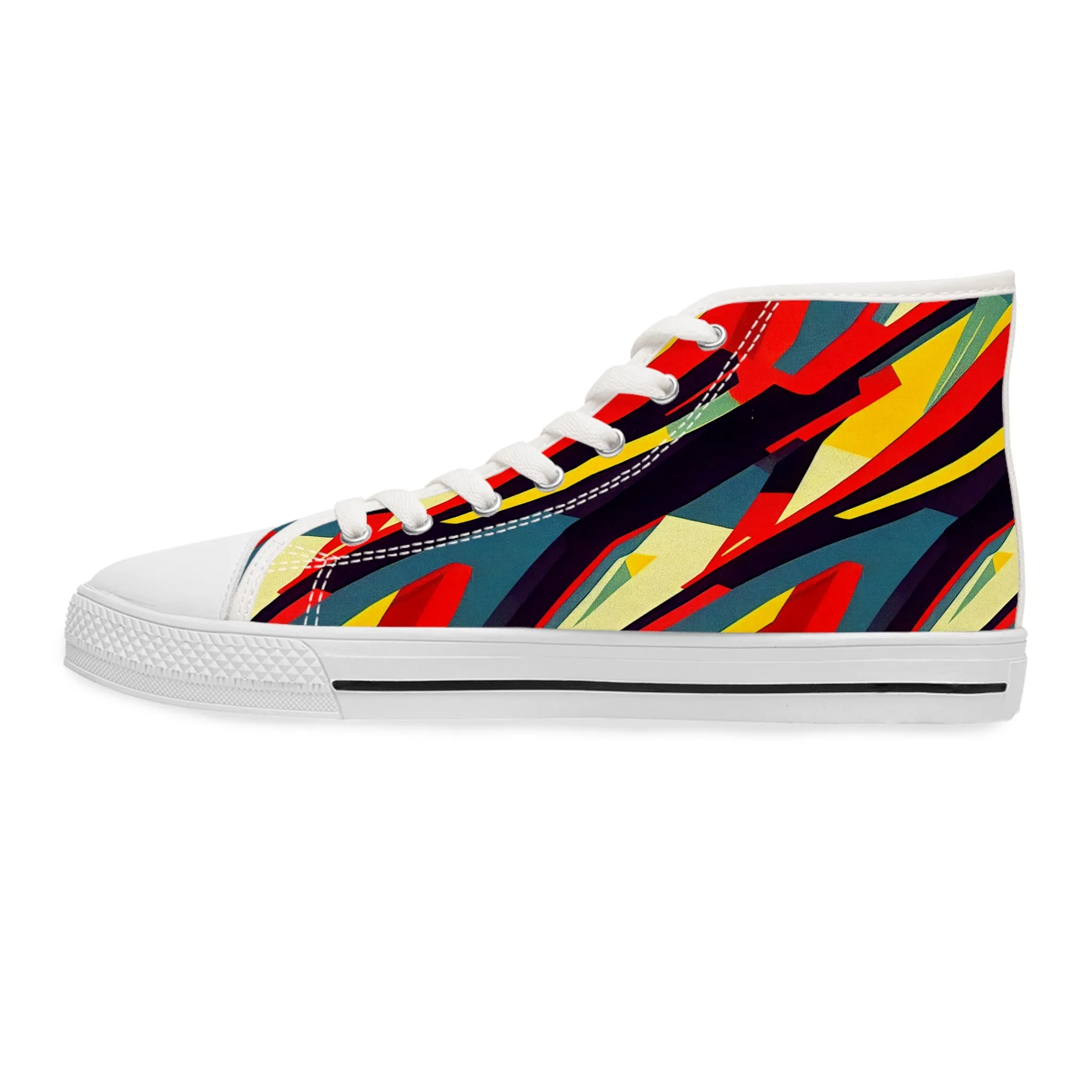Women's High Top Sneakers - Pulp Galaxy Abstract