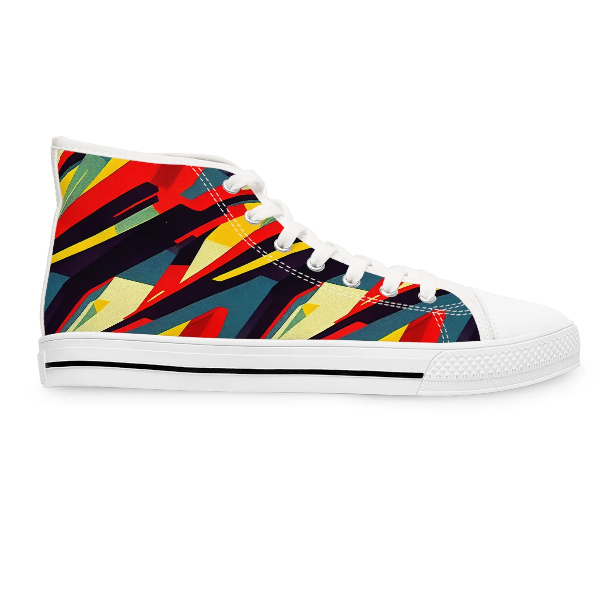 Women's High Top Sneakers - Pulp Galaxy Abstract