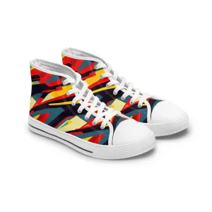 Women's High Top Sneakers - Pulp Galaxy Abstract