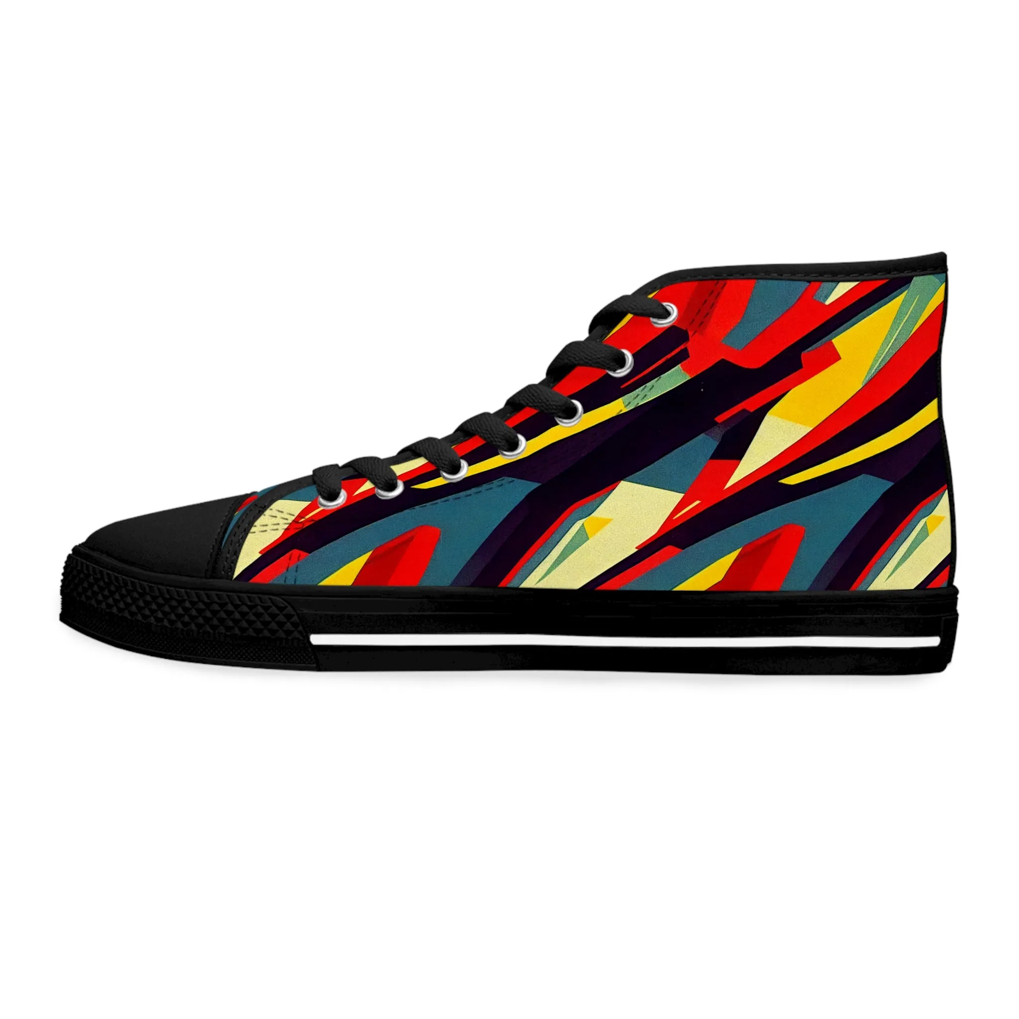 Women's High Top Sneakers - Pulp Galaxy Abstract