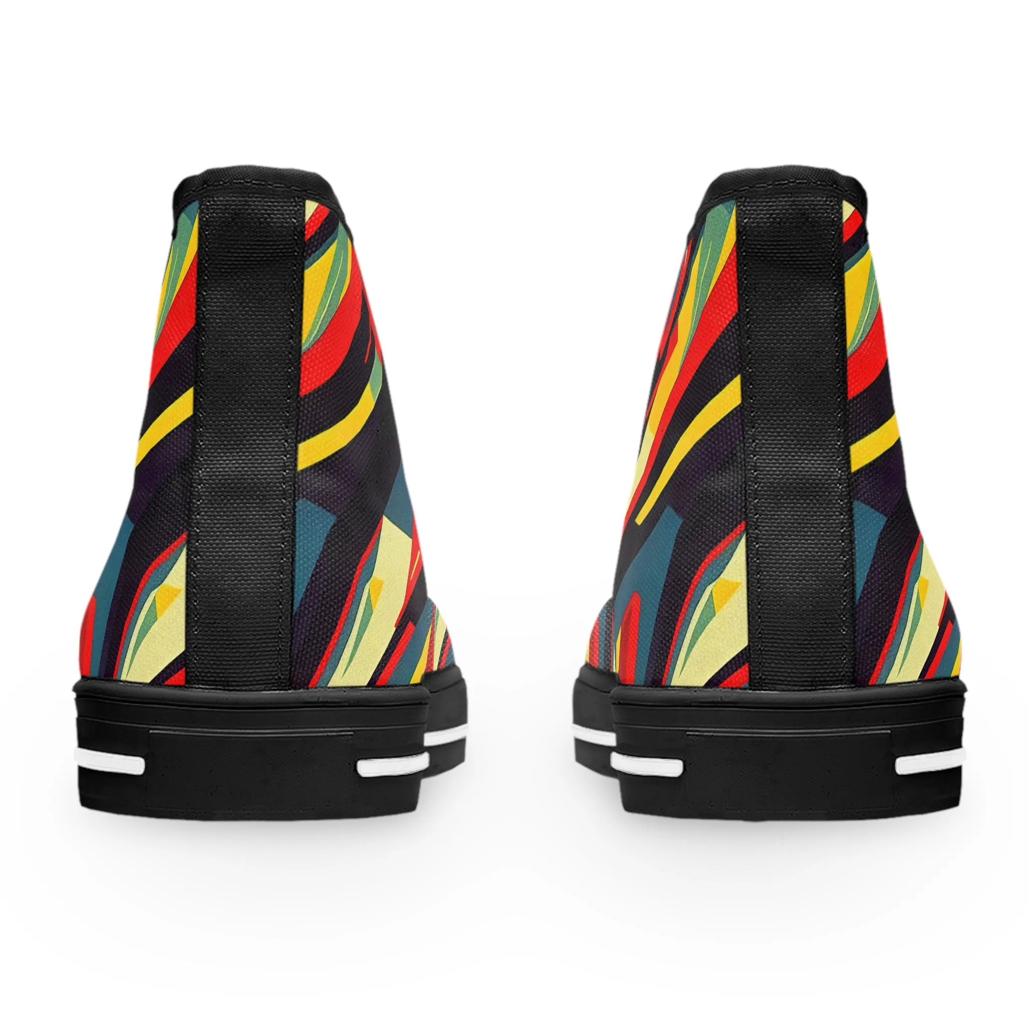 Women's High Top Sneakers - Pulp Galaxy Abstract