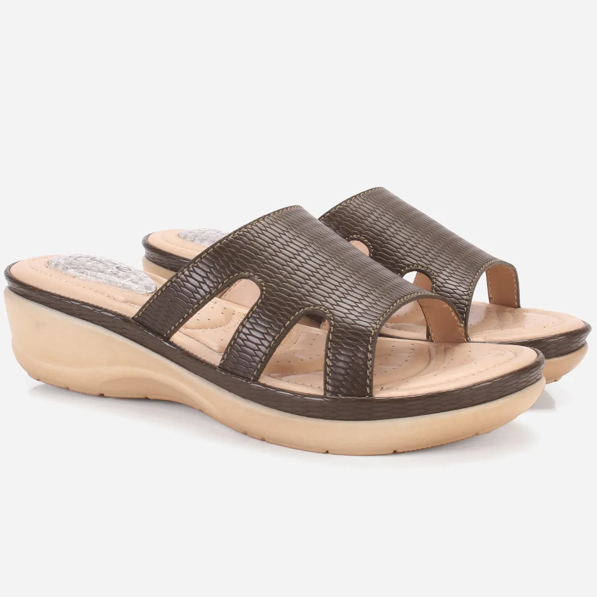 Women's "HUIX" Casual Everyday Wedge Slippers