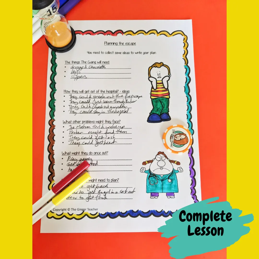 Writing a Plan Lesson
