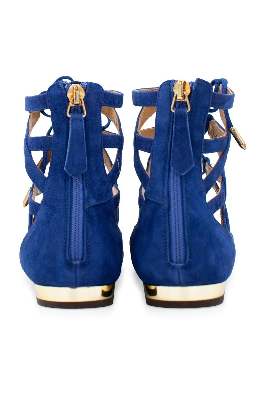 [WS4435] Aquazzura | Lace Up Flats