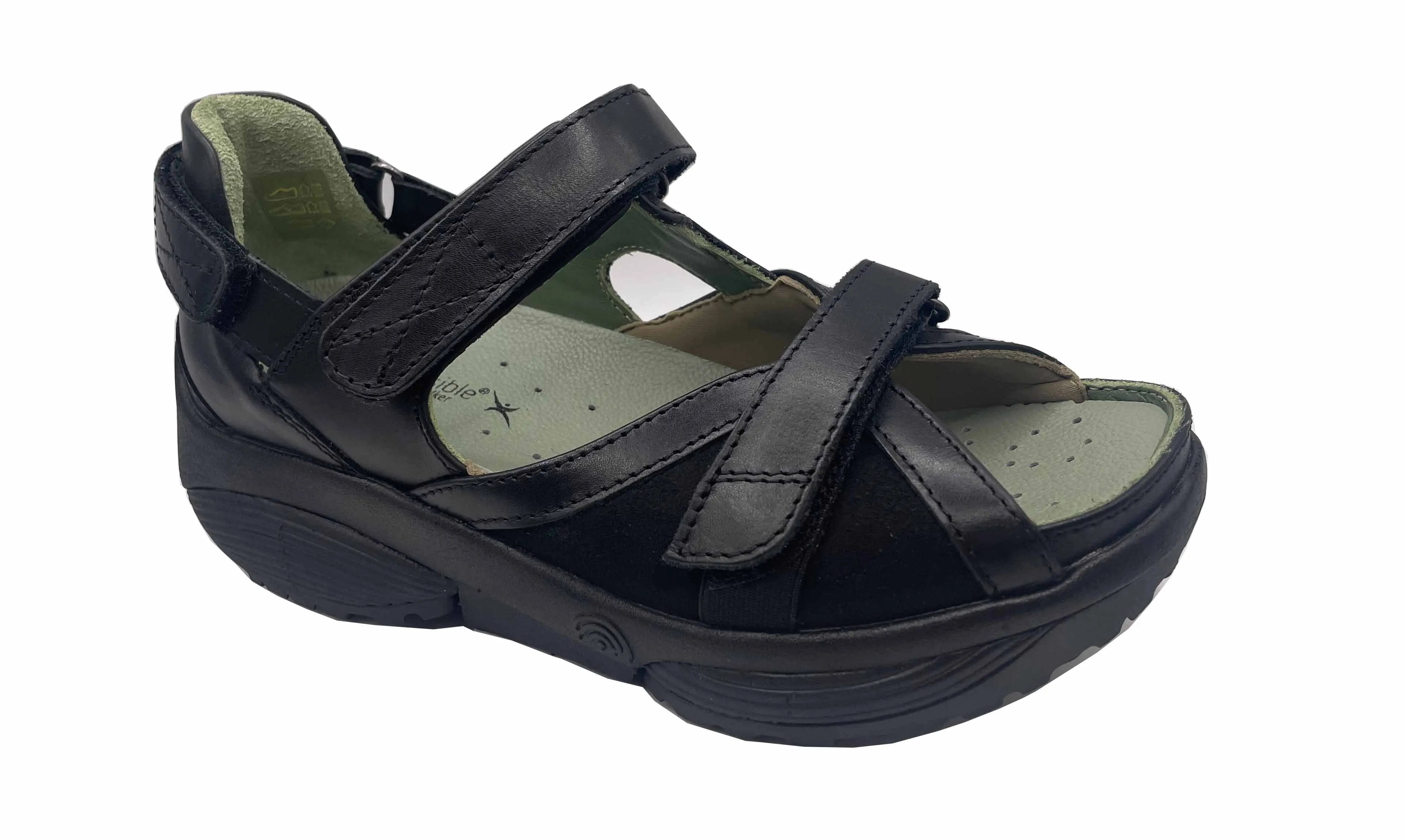 Xsensible Stretchwalker - Pluto Black Leather