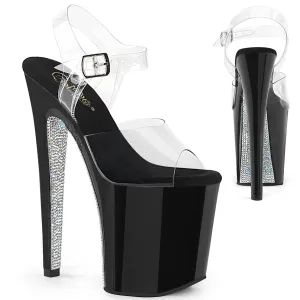 XTREME-808CRS  Clear/Black-Silver RS