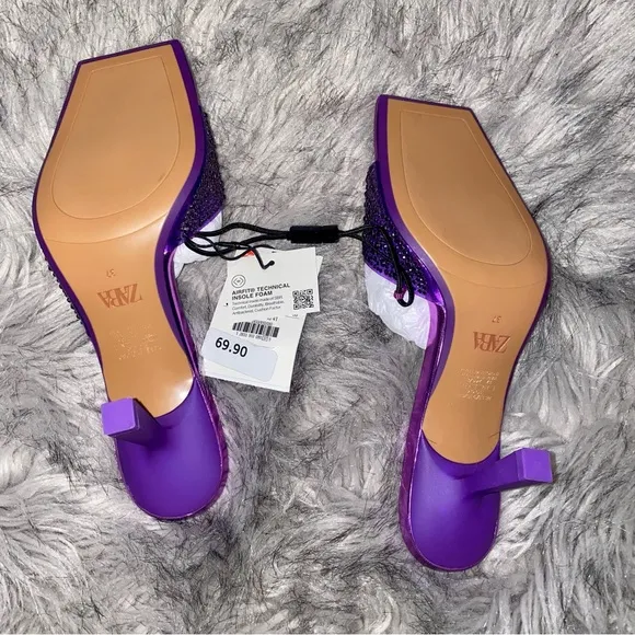 ZARA Rhinestone Sandals