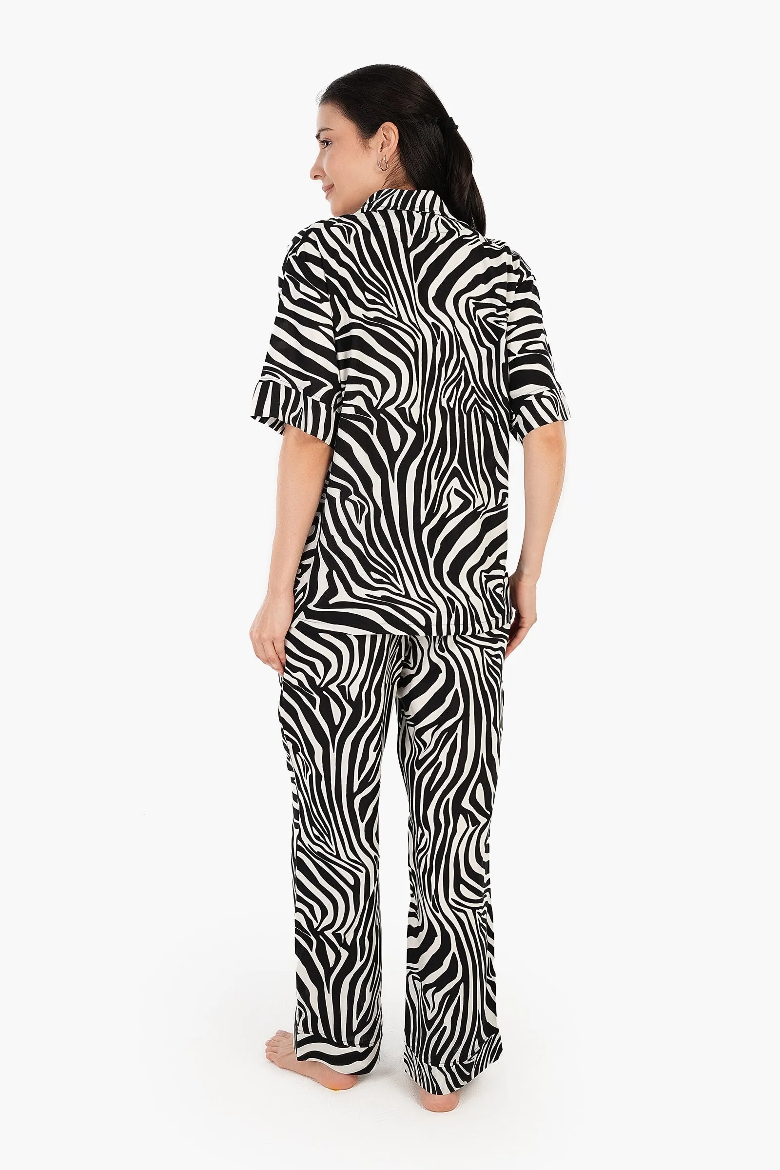 Zebra Print Pyjama Set