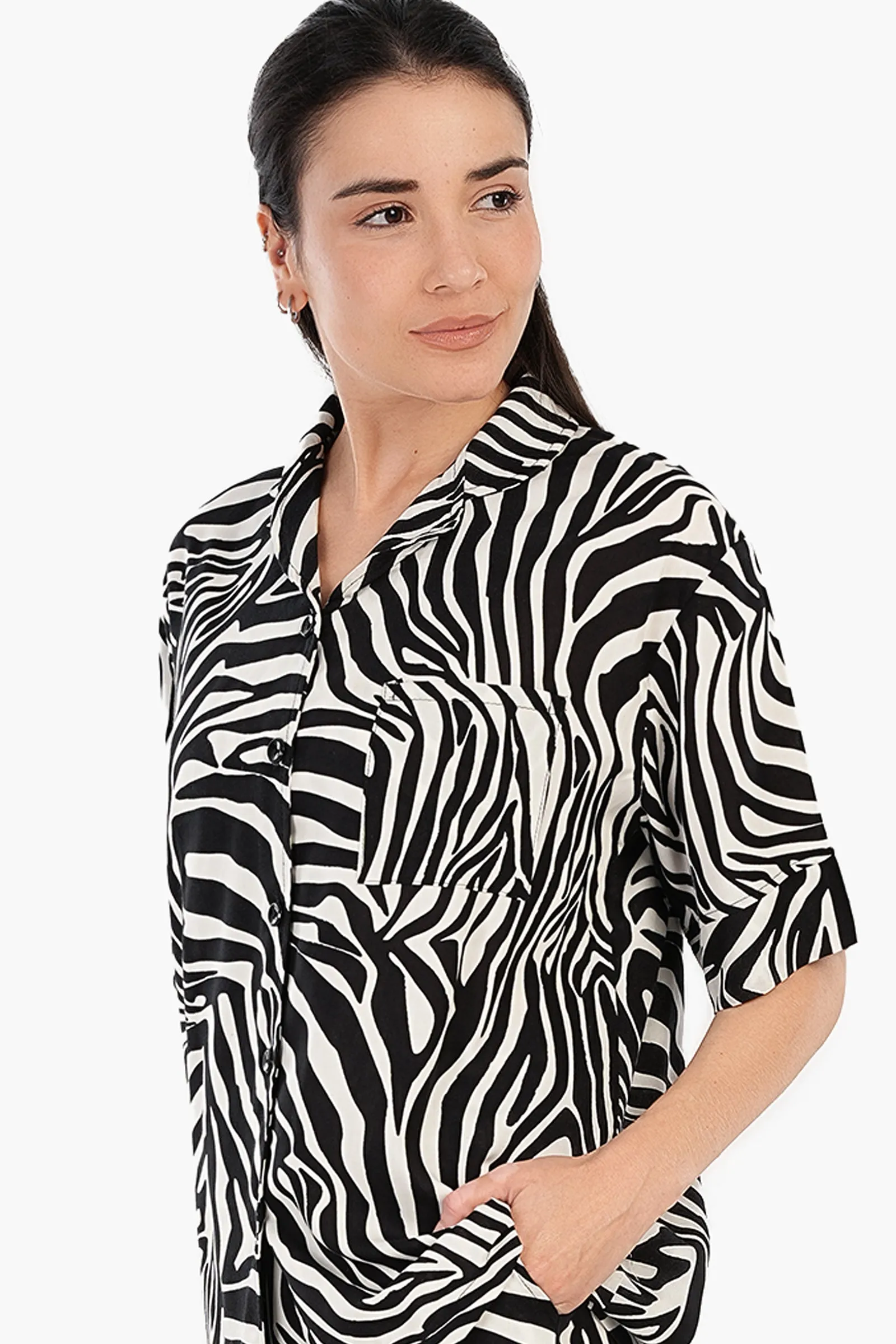 Zebra Print Pyjama Set